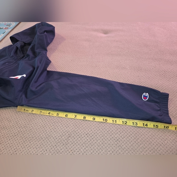 Champion Authentic Athleticwear Full Zip Up Color Block Windbreaker Youth Size s - Picture 6 of 12